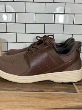 Orthofeet Siron Shoes Mens Size 13 Wide Brown Lace Up Hands Free Casual Sneaker
